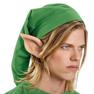 Like New The Legend of Zelda Adult Costume Hylian Cosplay Tan Cream Ears Only